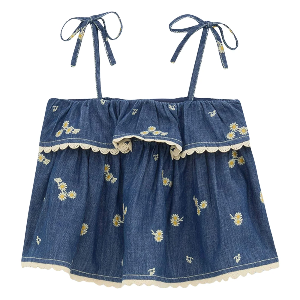 Zimmermann Women's Blue Lucky Denim Top