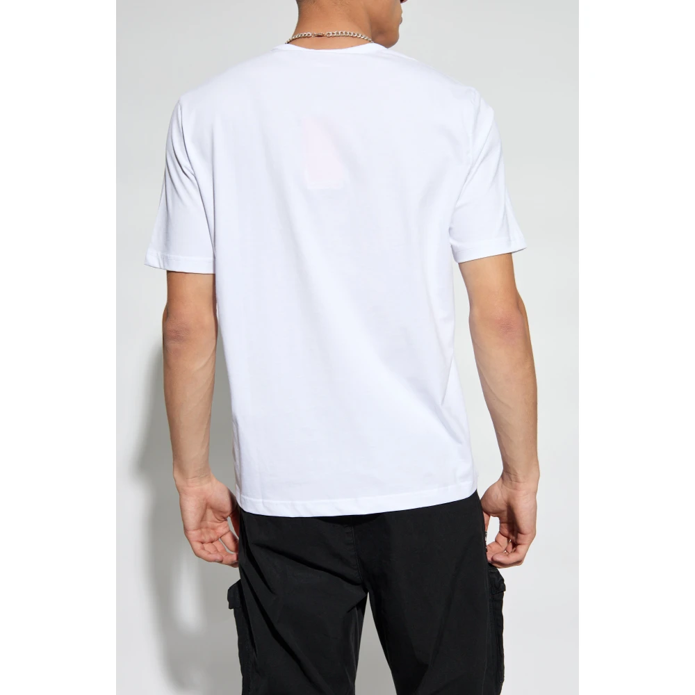 Diesel T-shirt T-Adjust-Microdiv White Unisex