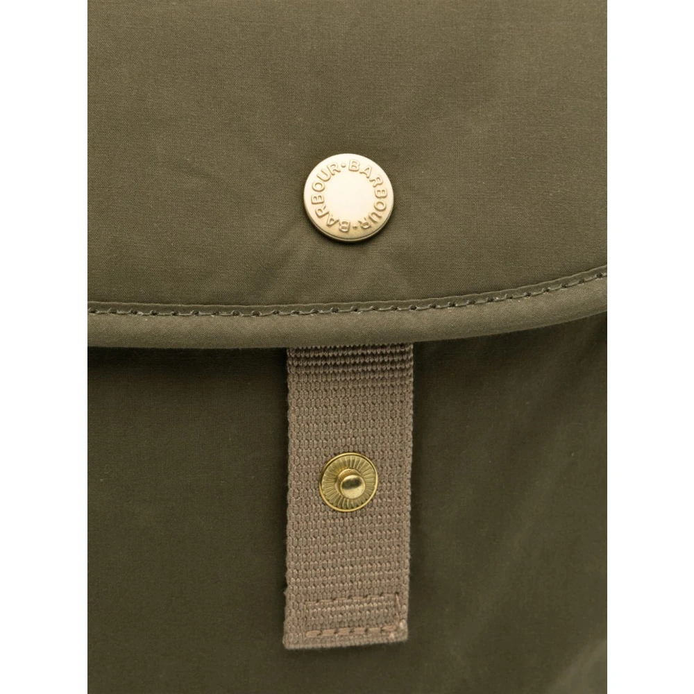 Barbour Groene Schoudertas met Zakken Green Heren
