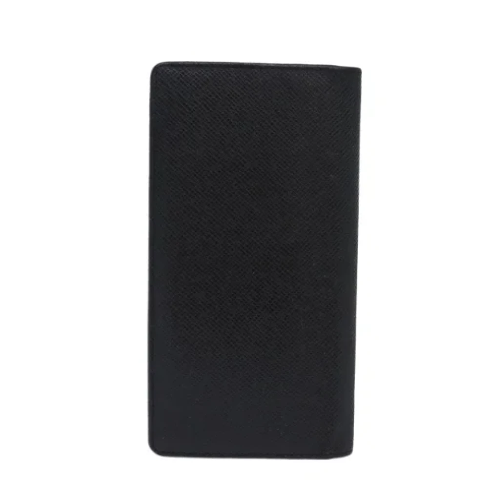 Louis Vuitton Vintage Pre-owned Leather wallets Black Heren
