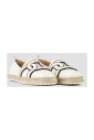 espadrilles-en-cuir-blanc-avec-chaine