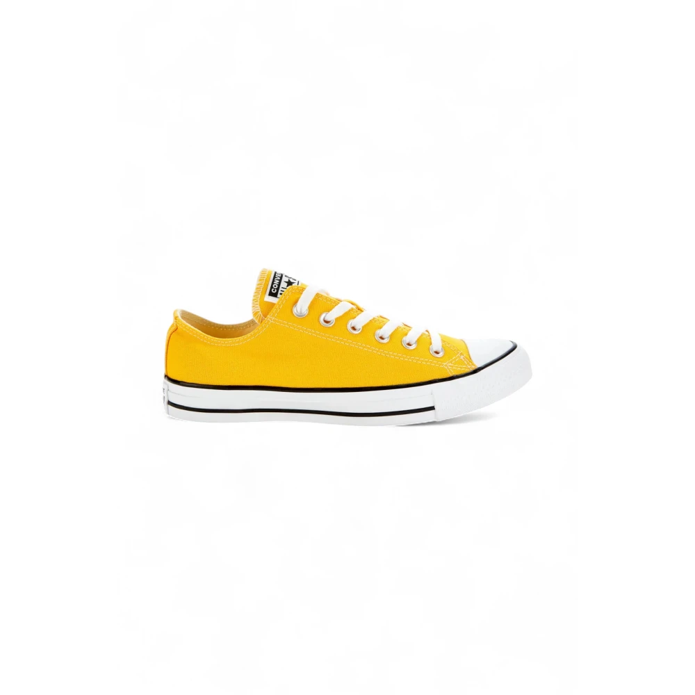 Converse Canvas Lage Top Rubberen Zool Sneaker Heren Schoenen Geel