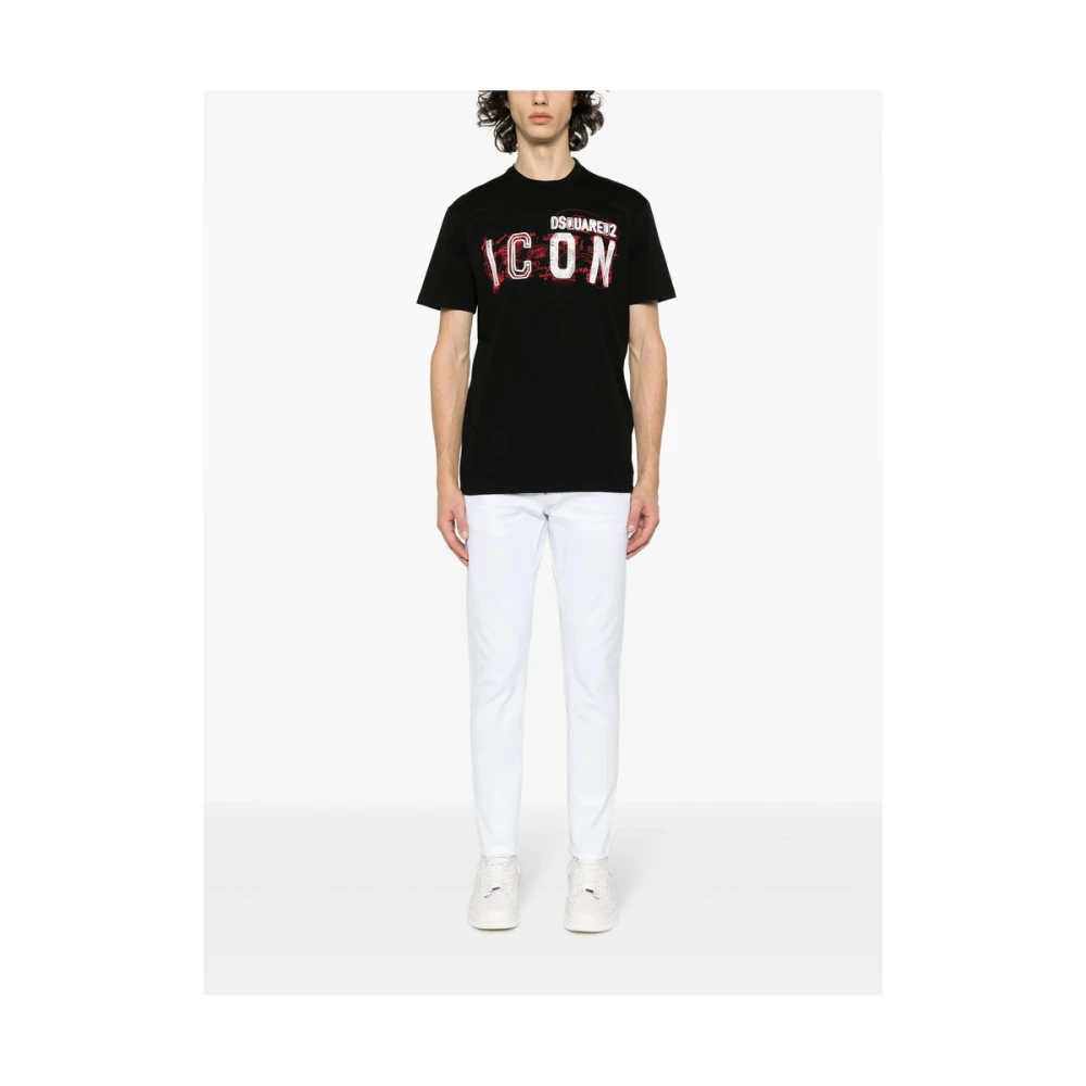 Dsquared2 Witte Slim Fit Denim Jeans White Heren