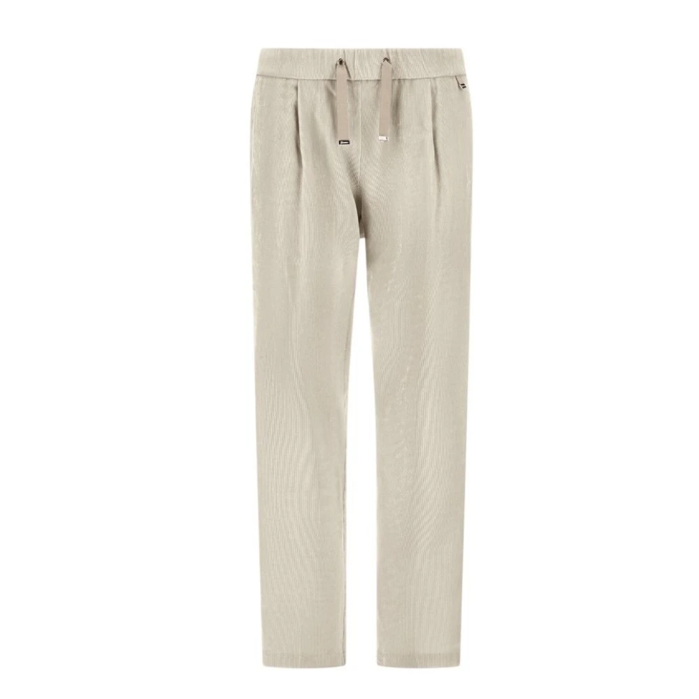 Herno Donna Beige Pantaloni, L, New,