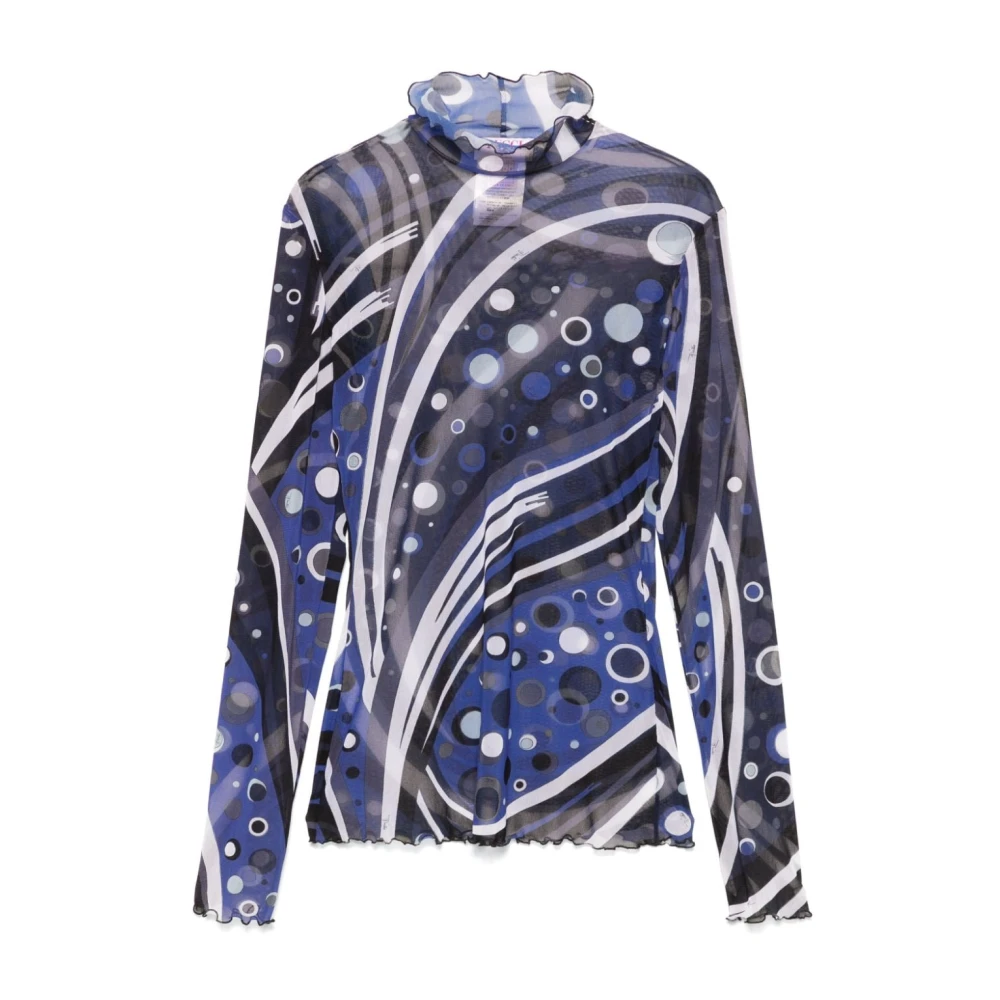 EMILIO PUCCI Blauwe Sweater Collectie Blue Dames