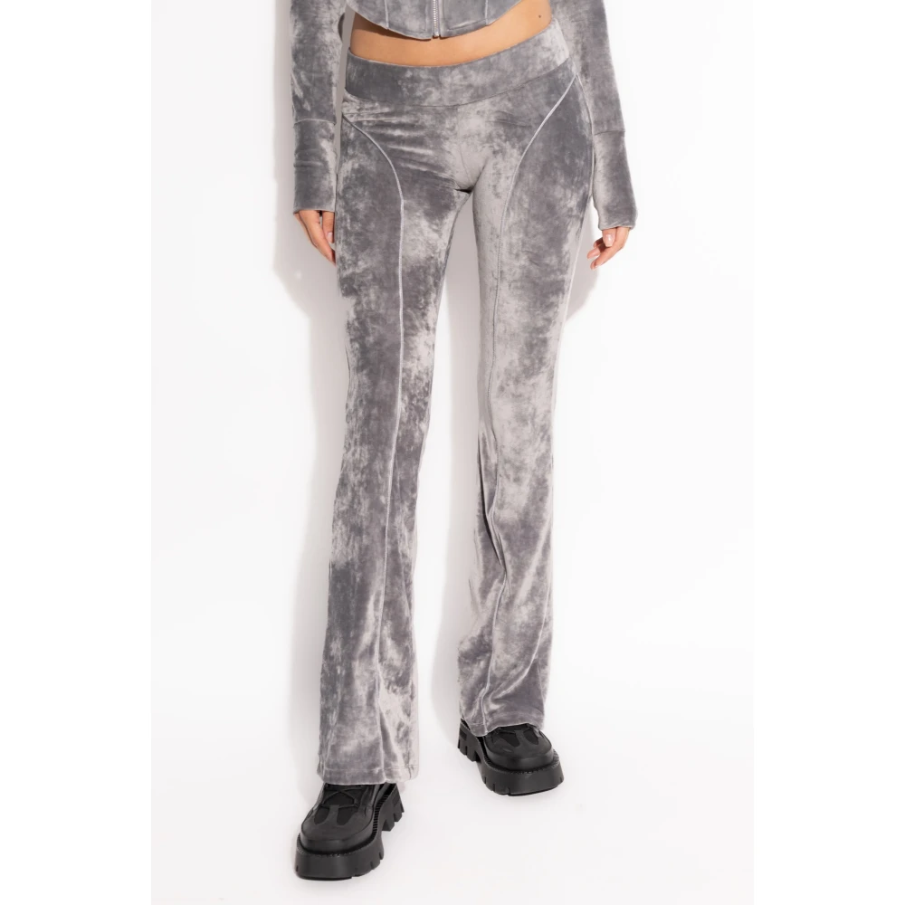 Misbhv Velours Broek Gray Dames