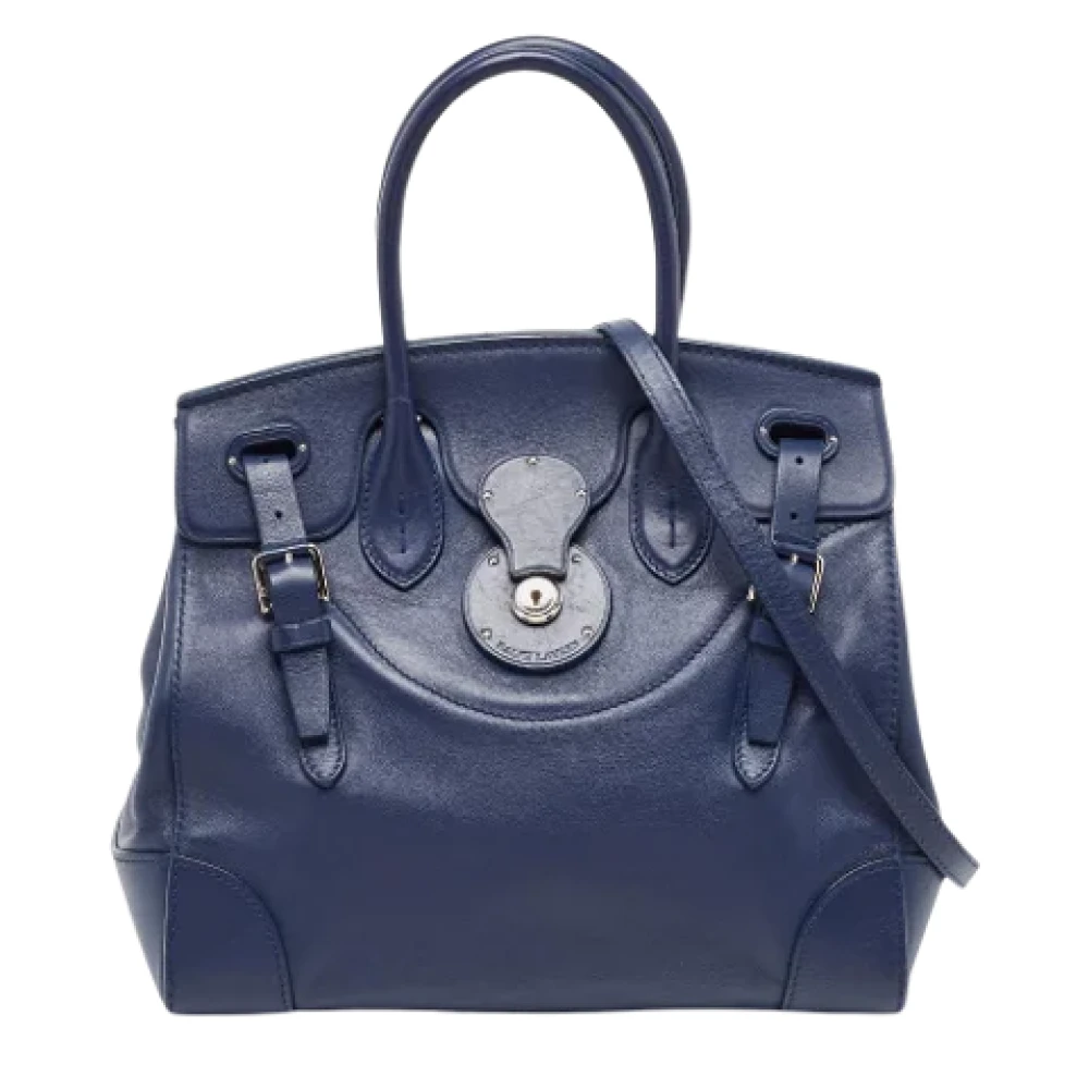 Ralph Lauren Pre-owned Leather handbags Blue Dames