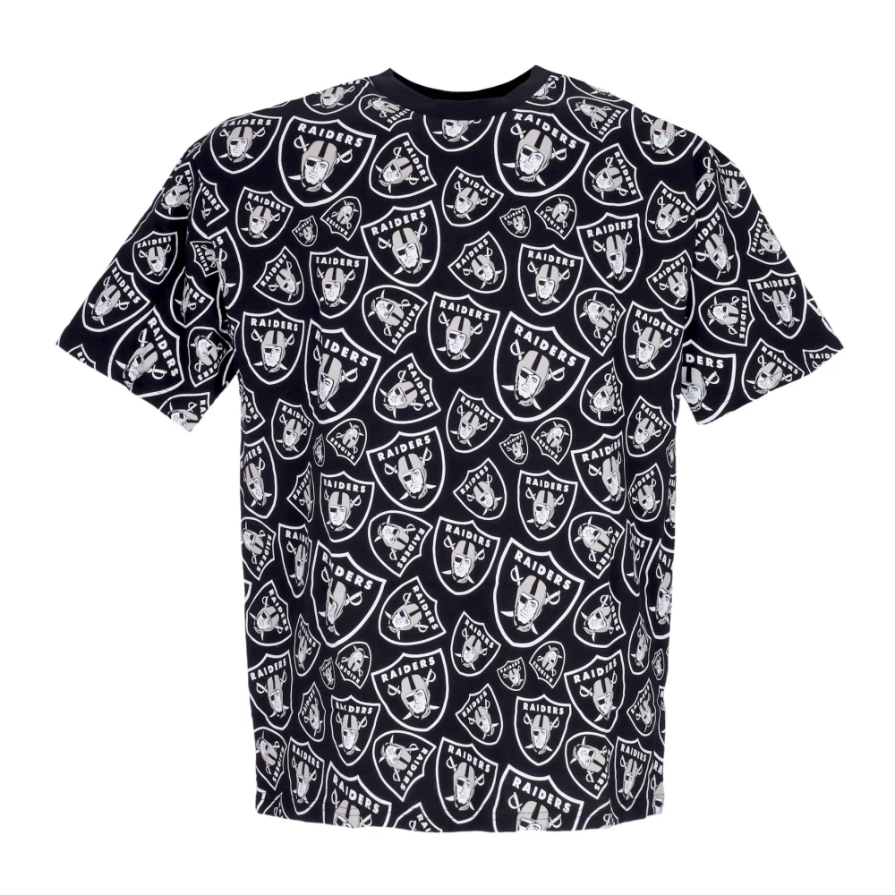 New era Lasrai Raiders All Over Print Tee Black Heren