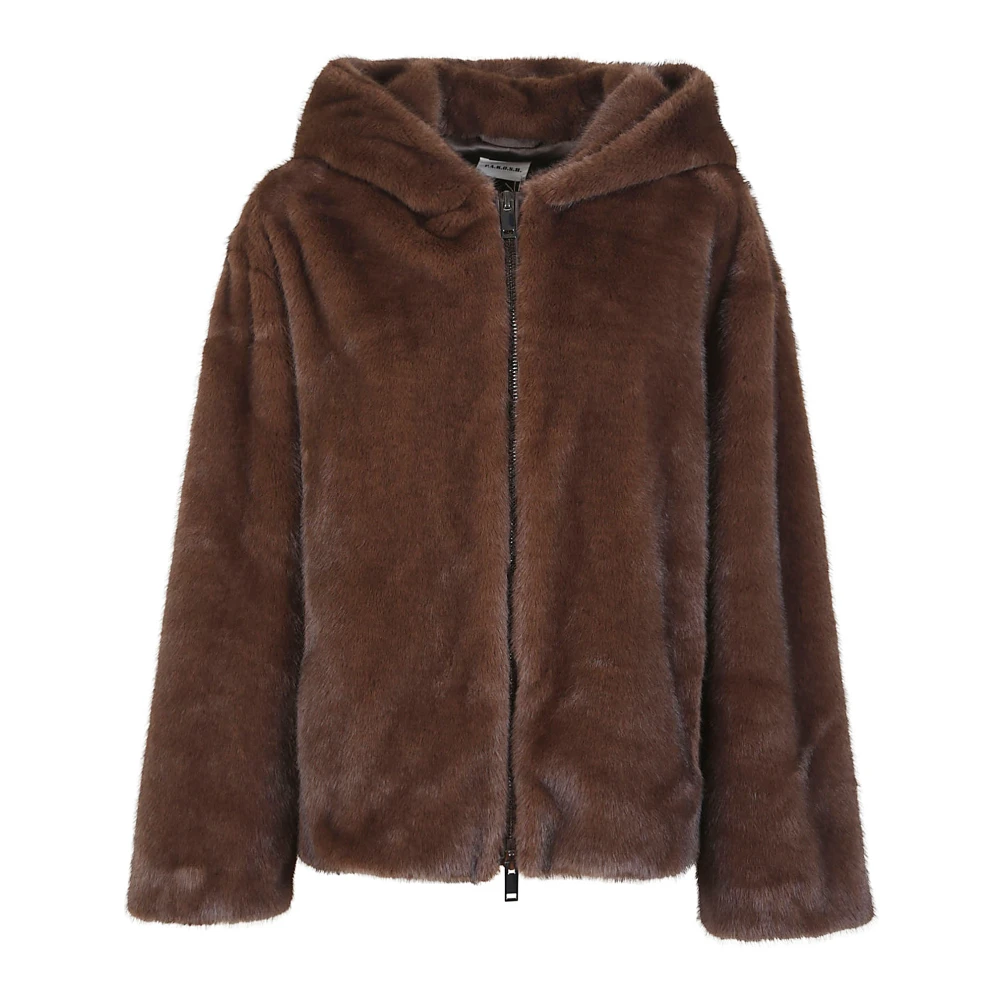 Jackets > Faux Fur & Shearling Jackets - - P.a.r.o.s.h. - Modalova
