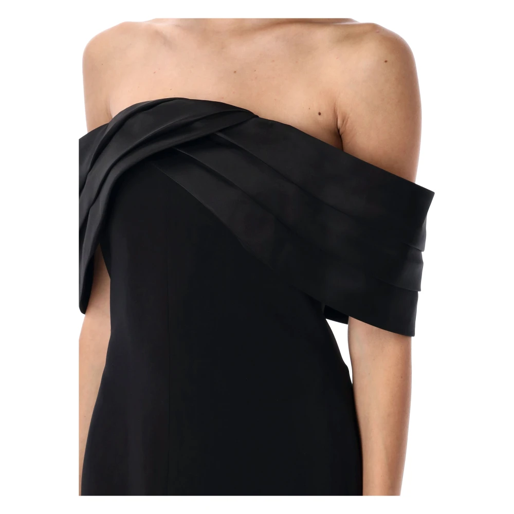 Anine Bing Fleur Mini Jurk Black Dames