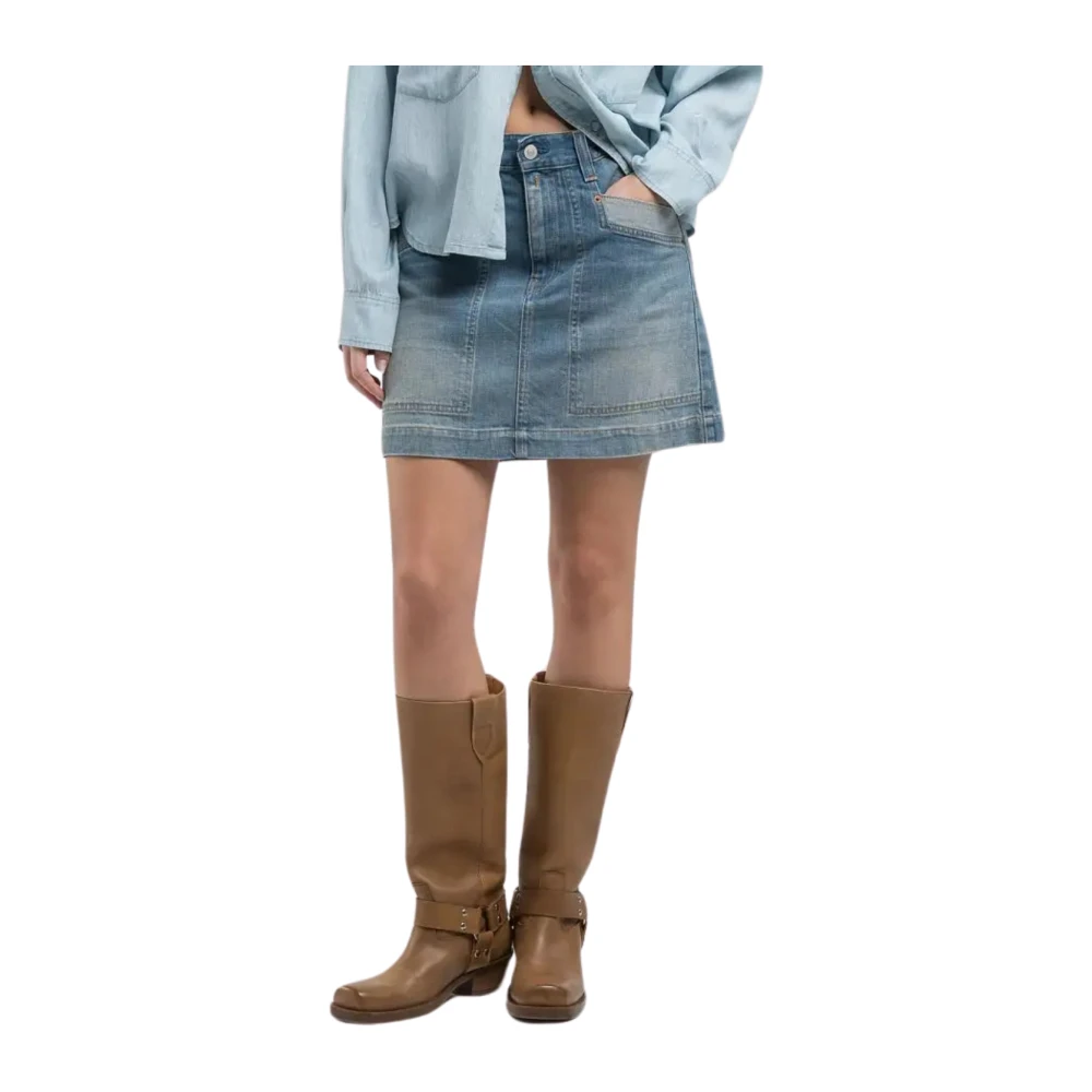 Replay Blauwe Rok w9926.000.878895 Blue Dames