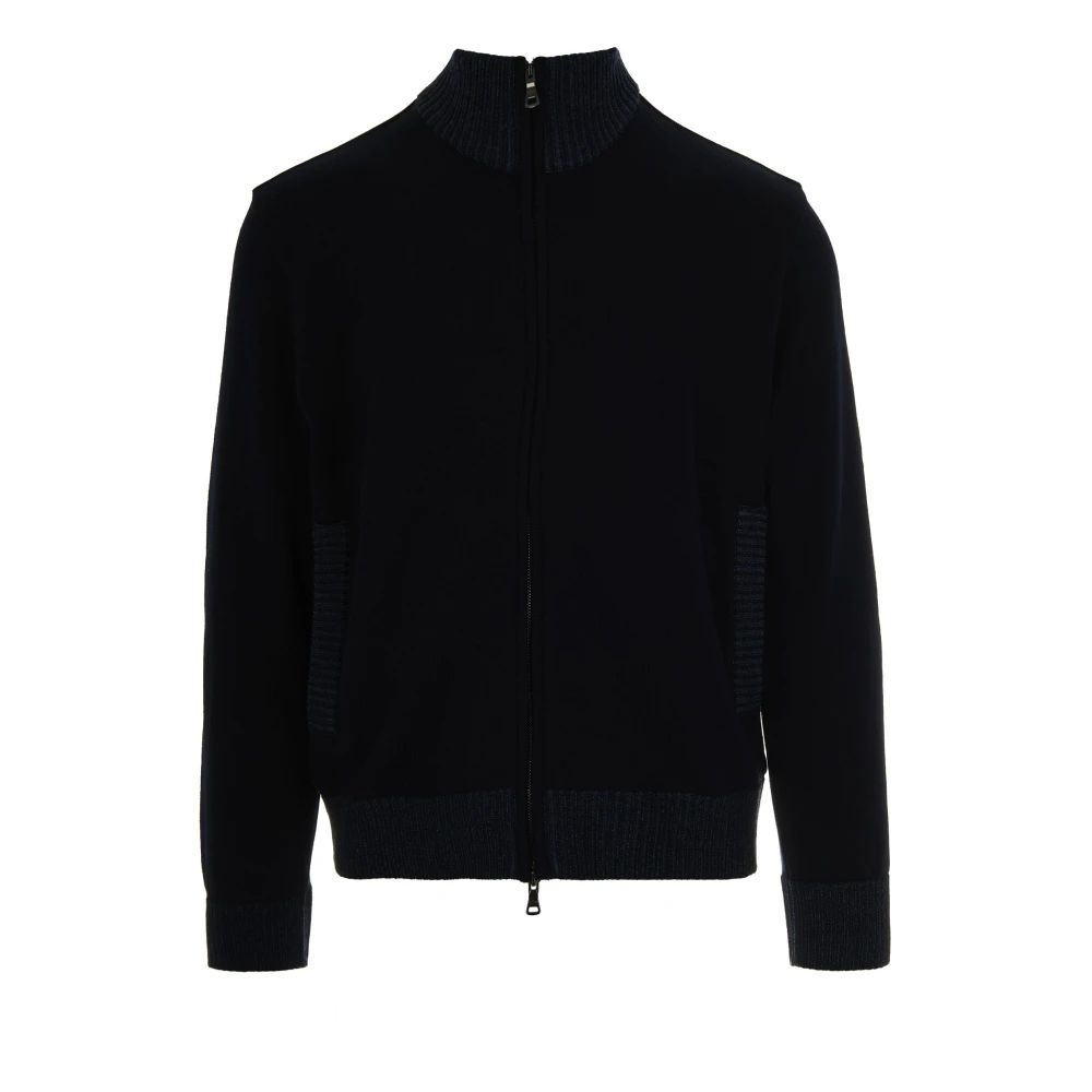 Paul & Shark Blue Wool Jumper - Male - Cardigans - M - Knitwear