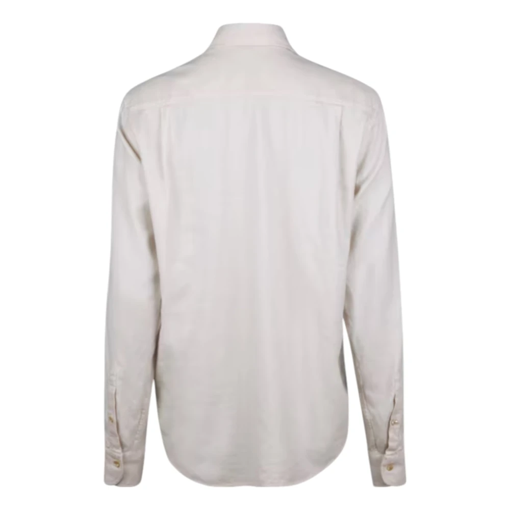 Stenströms Beige Flanellen Overhemd Oversized Fit Beige Dames