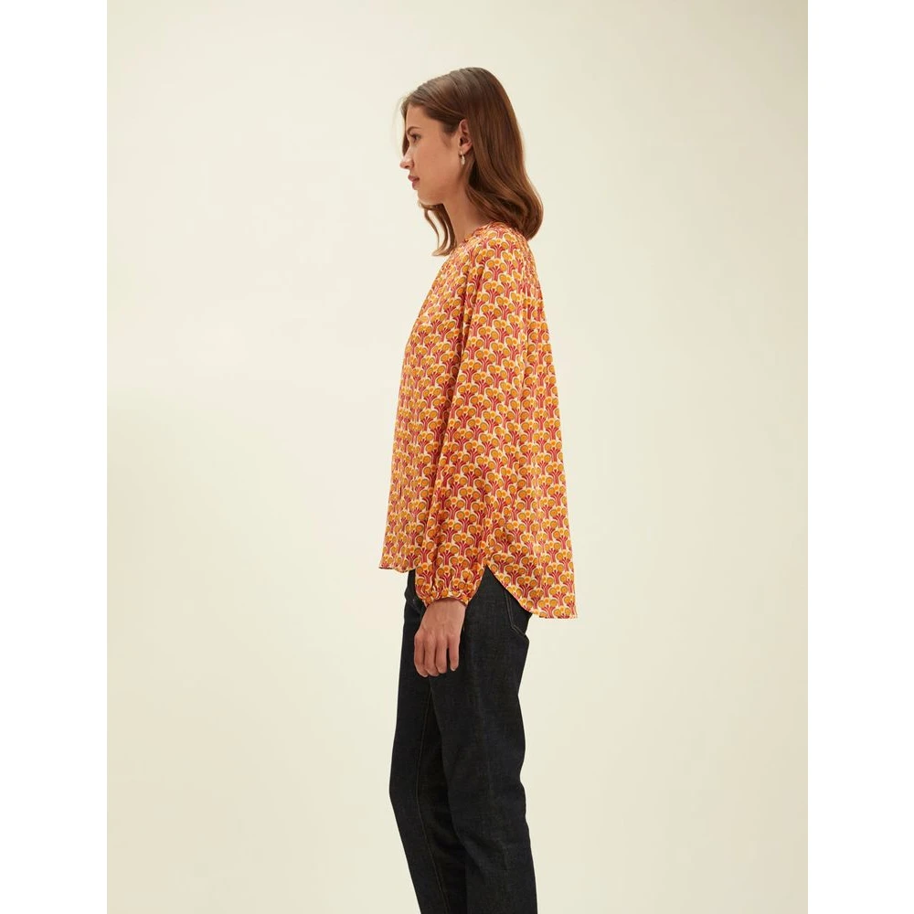 Ines De La Fressange Paris Rode Fountain Blouse Multicolor Dames