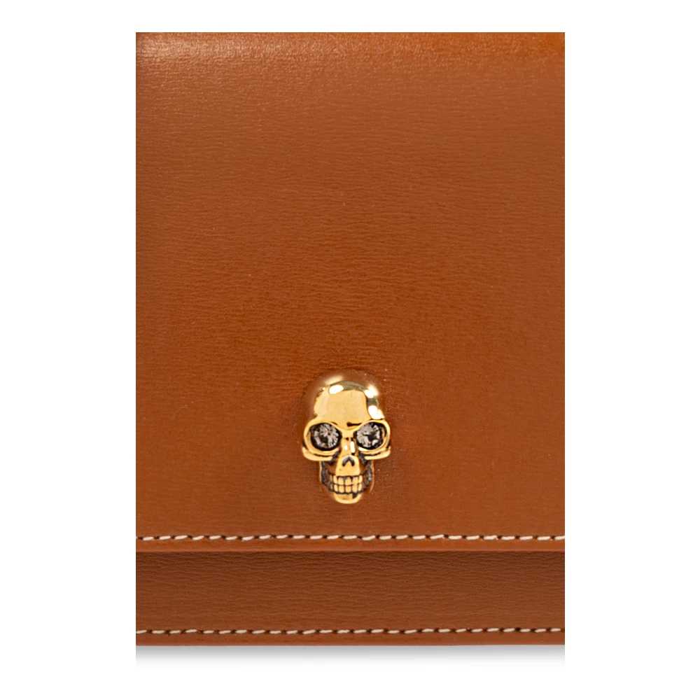 alexander mcqueen Skull Kleine schoudertas Brown Dames