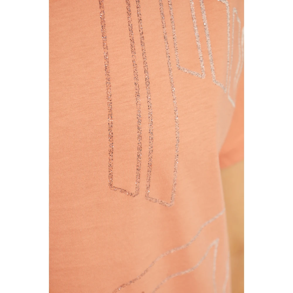 Emporio Armani EA7 T-shirt uit de collectie Pink Dames