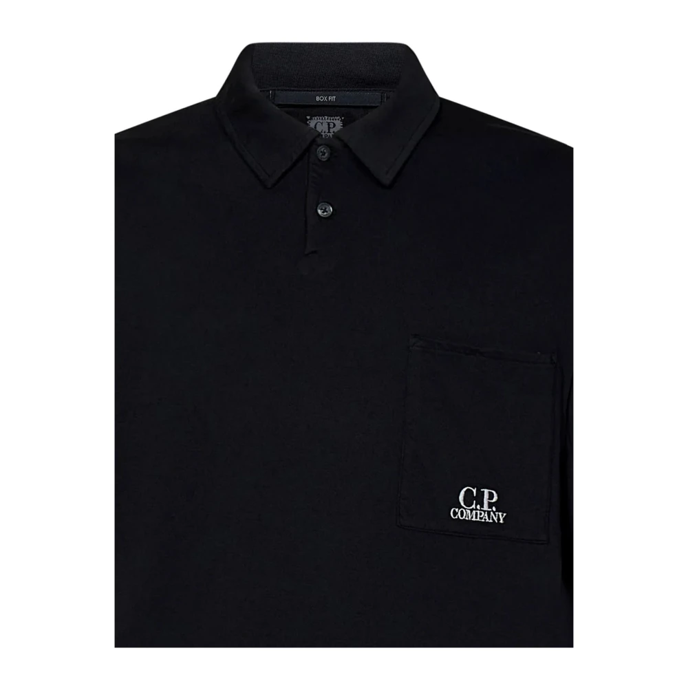 C.P. Company Polo Shirts Black Heren
