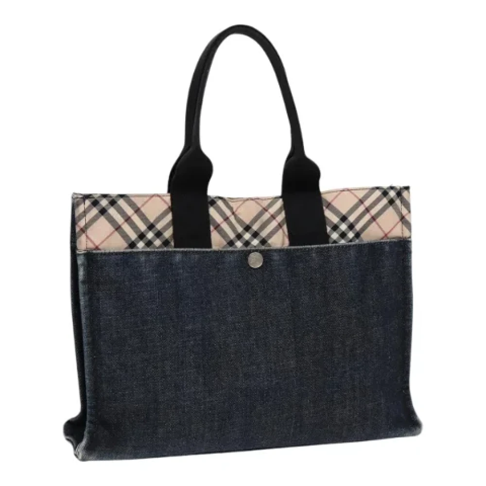 Burberry Vintage Pre-owned Nylon totes Blue Dames