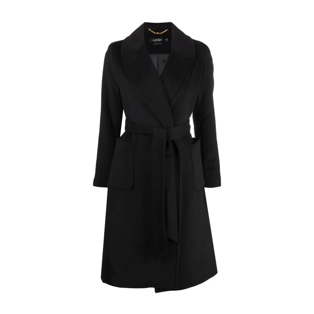 Ralph Lauren Coats Black Dames