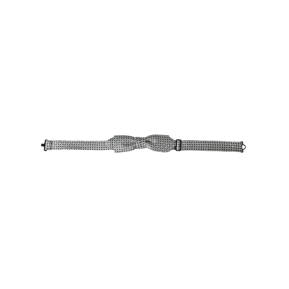 Dolce & Gabbana Men's Gray Papillon Bow Tie
