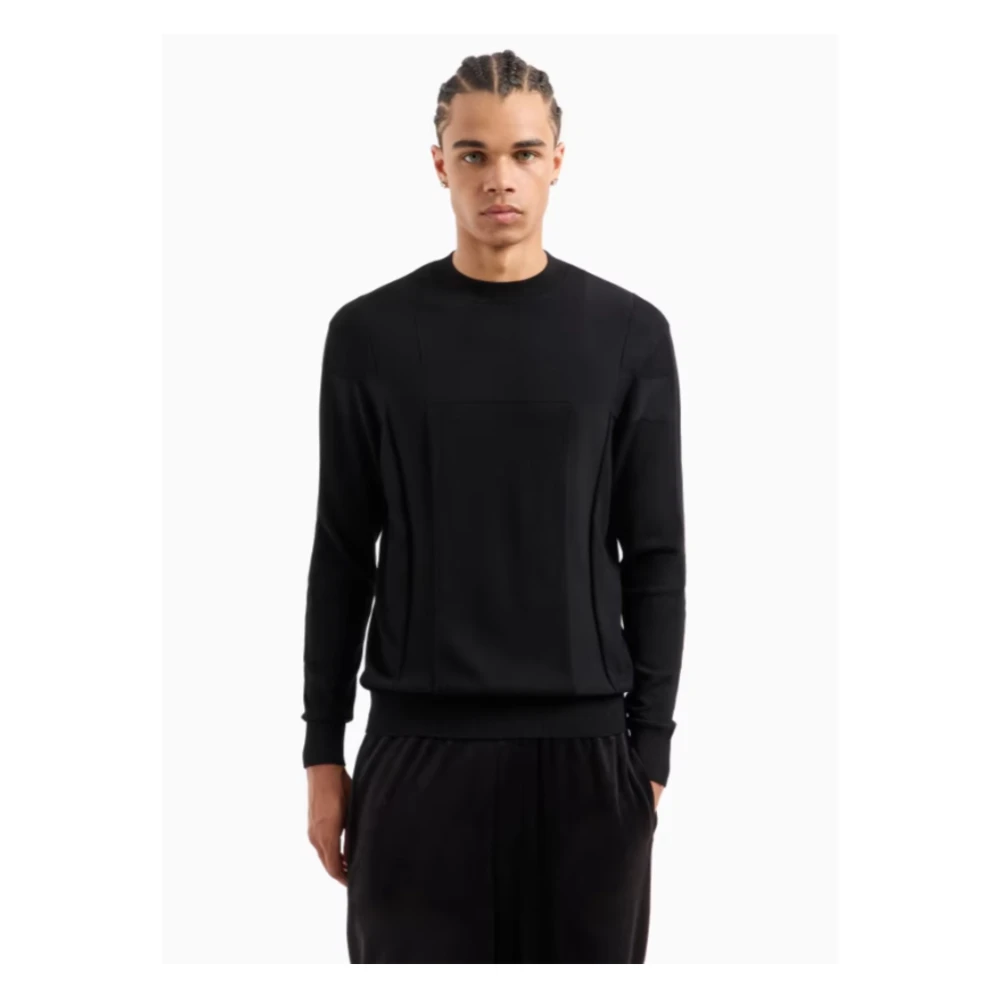 Armani Exchange Zwarte Sweater Stijl Xm000103 Af10454 Black Heren