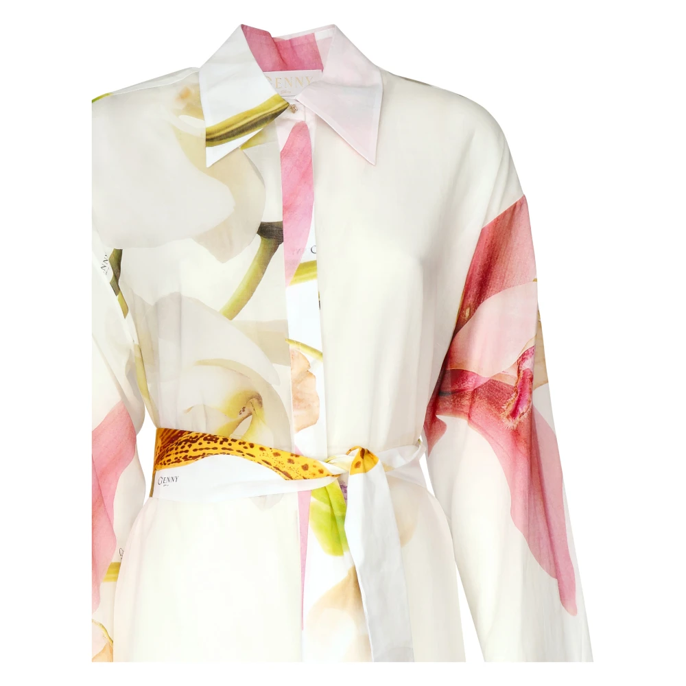 Genny Witte Jurken Vestiti Multicolor Dames