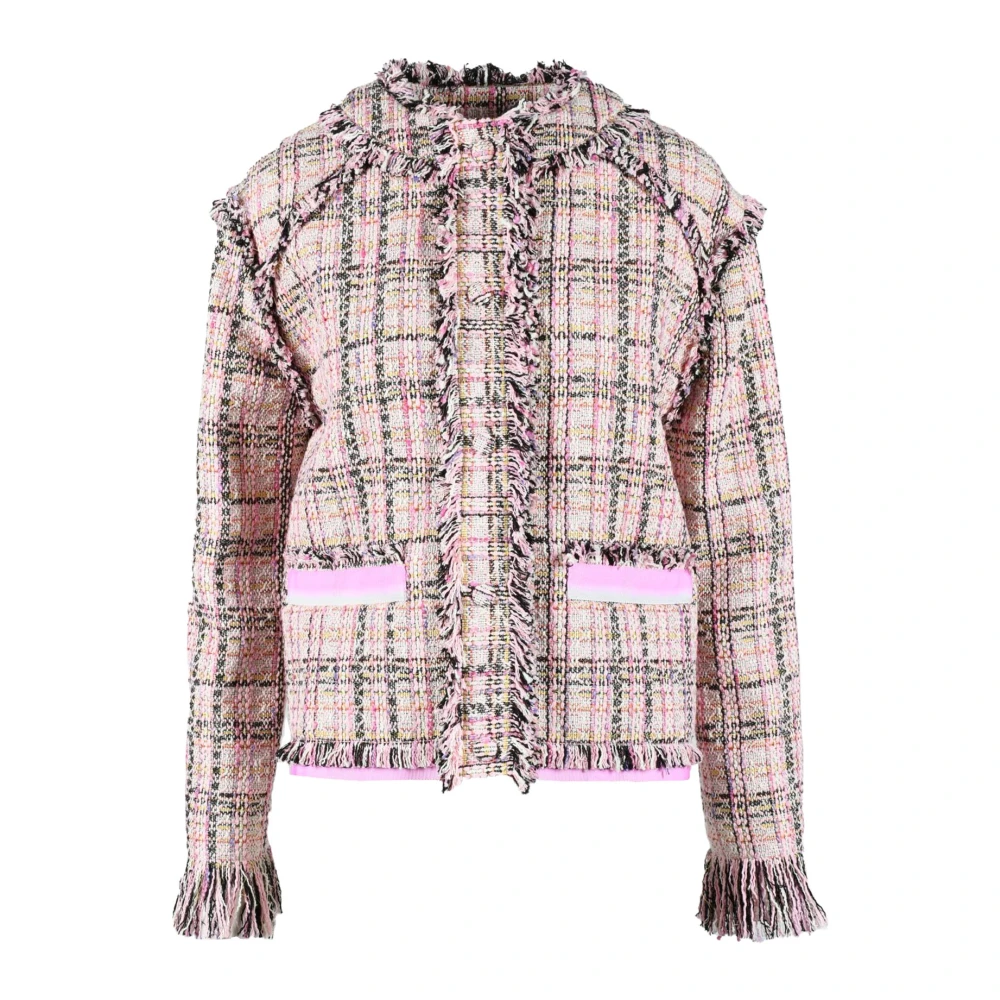 Jackets > Tweed Jackets - - Msgm - Modalova
