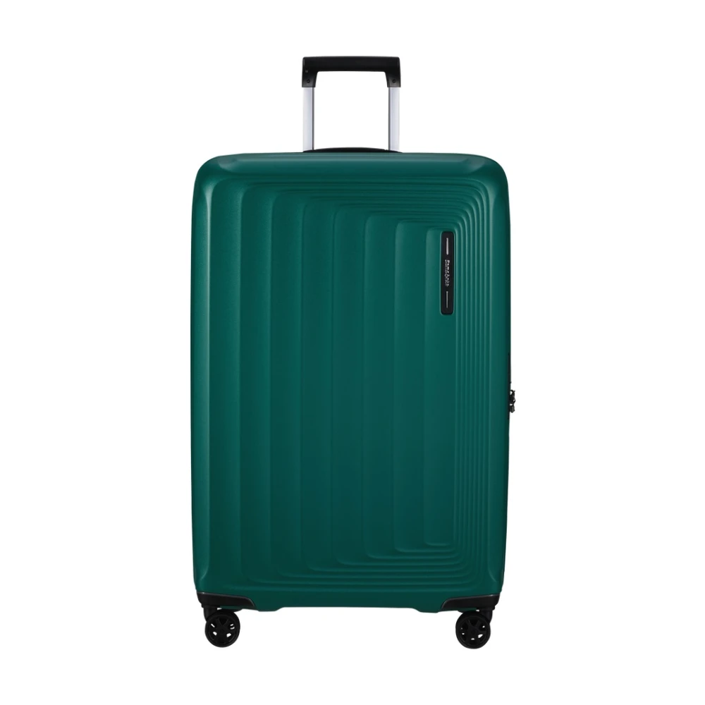 Samsonite Modern Vierkant Design Trolley Bagage Green Unisex