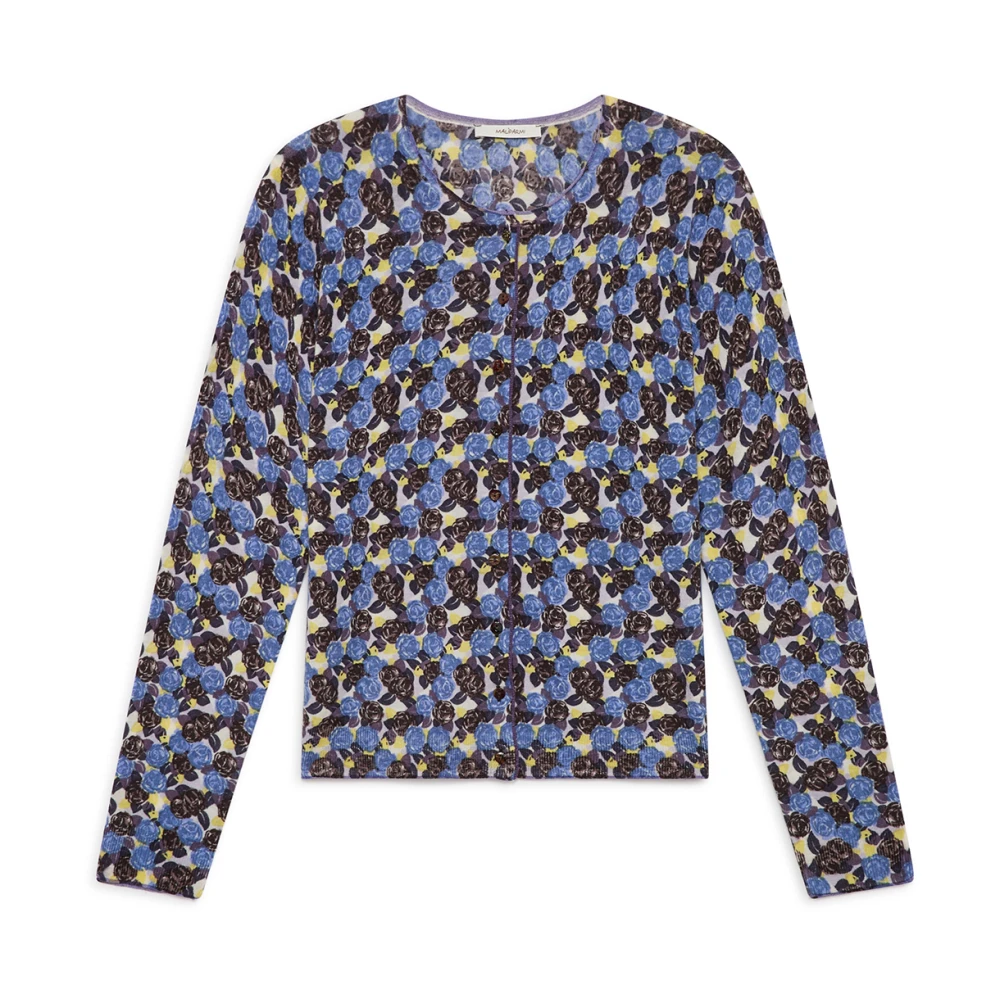 Maliparmi Bedrukte Gebreide Vest Multicolor Dames