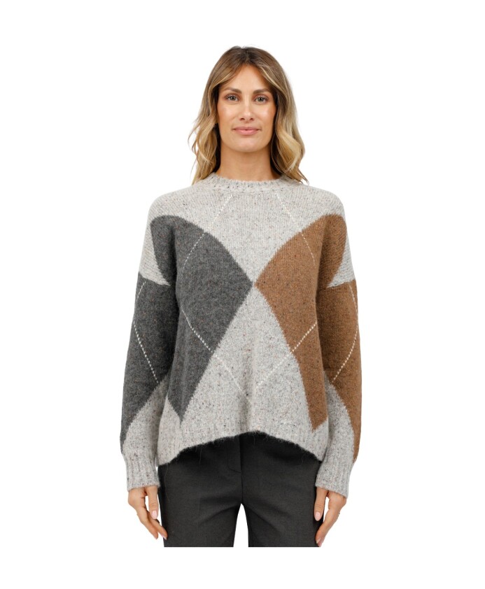 pull-a-col-rond-et-motif-diamant