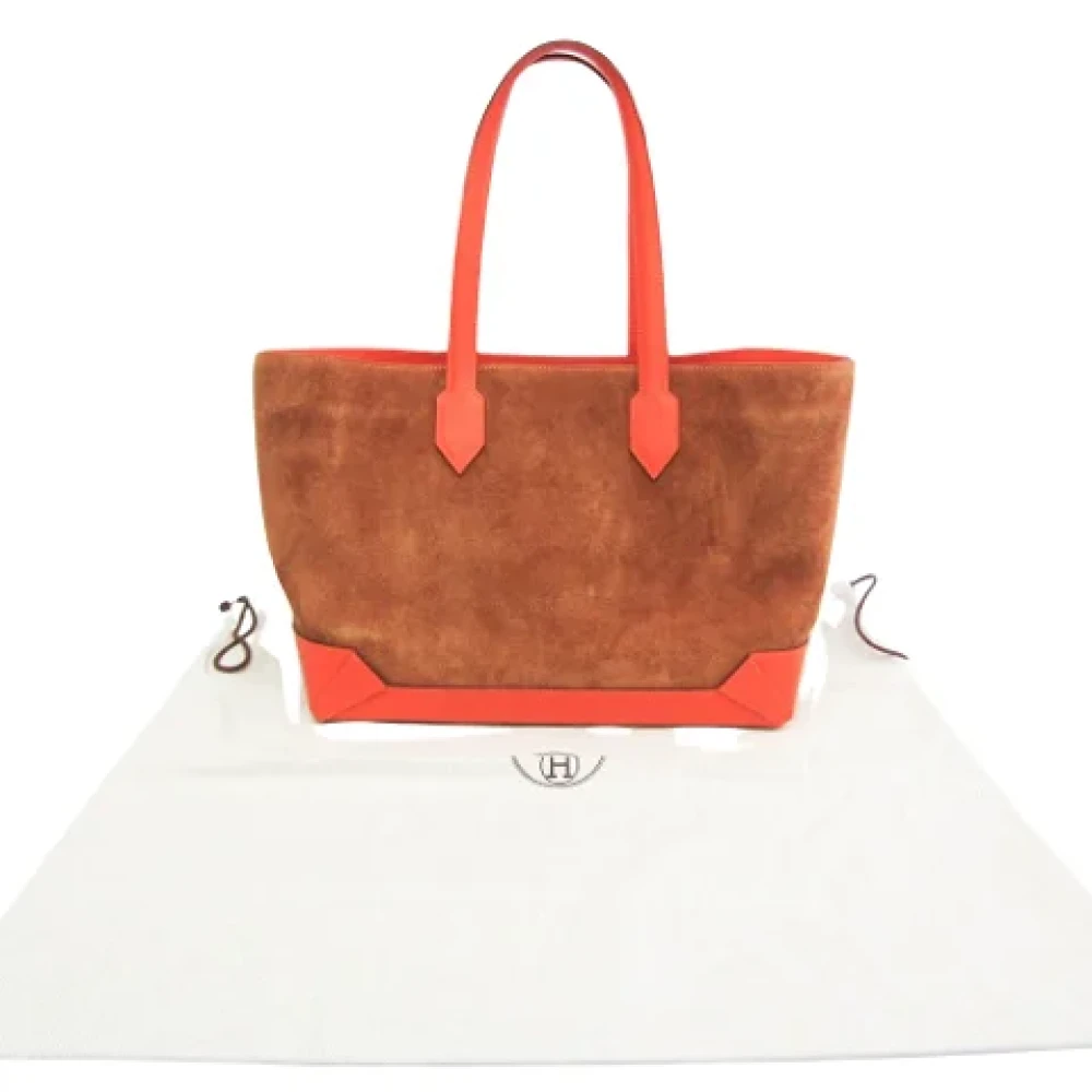 Hermès Vintage Pre-owned Leather totes Brown Dames