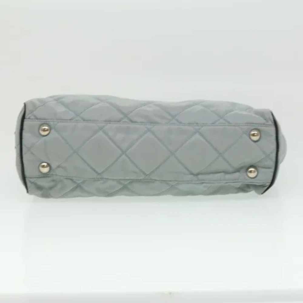 Prada Vintage Pre-owned Nylon prada-bags Blue Dames