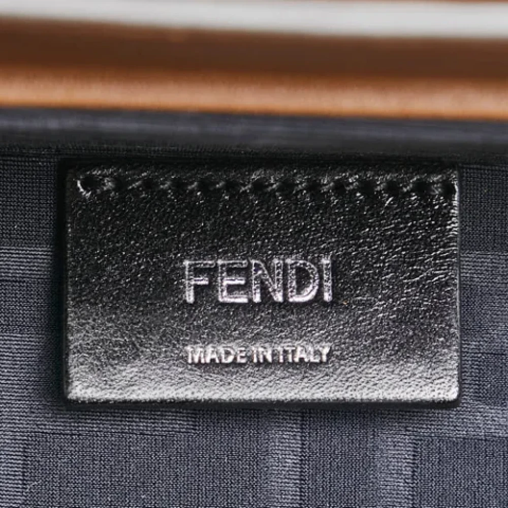 Fendi Vintage Pre-owned Leather fendi-bags Brown Dames