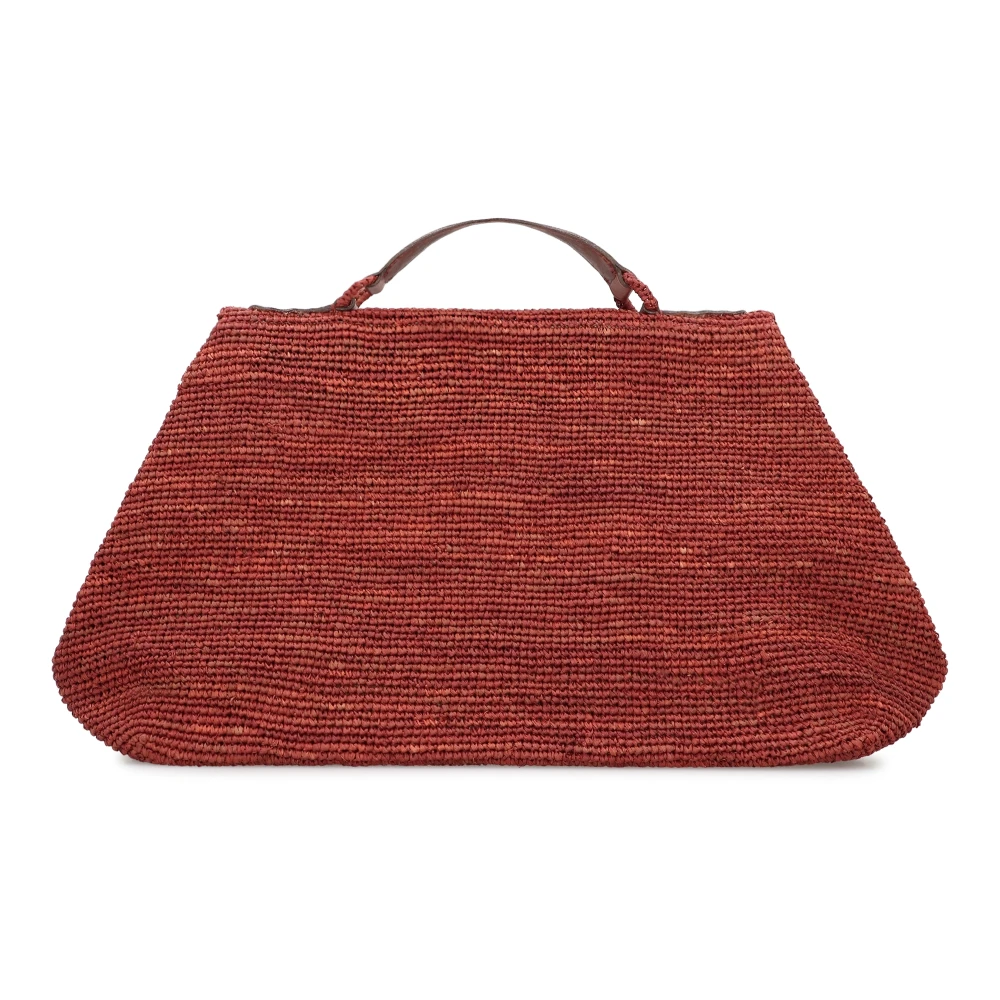 Ibeliv Lahady raffia handtas Brown Dames