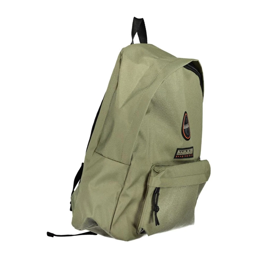 Napapijri Groene Katoenen Rugzak met Logo Green Heren