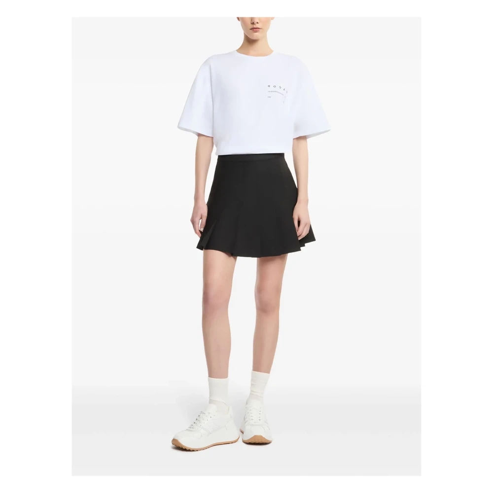 Hogan B001 Wit T-Shirt White Dames