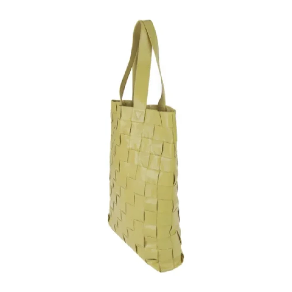 Bottega Veneta Vintage Pre-owned Leather totes Yellow Dames