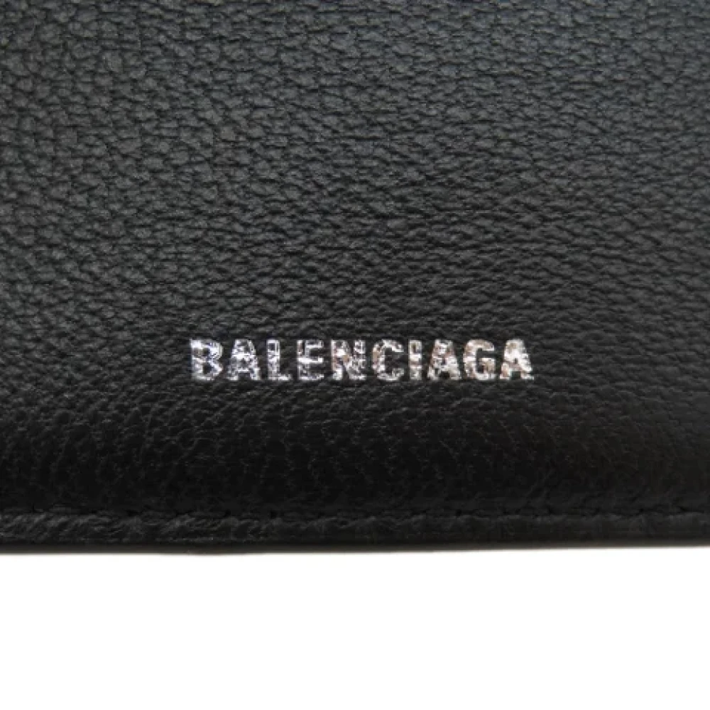 Balenciaga Vintage Pre-owned Leather wallets Black Dames