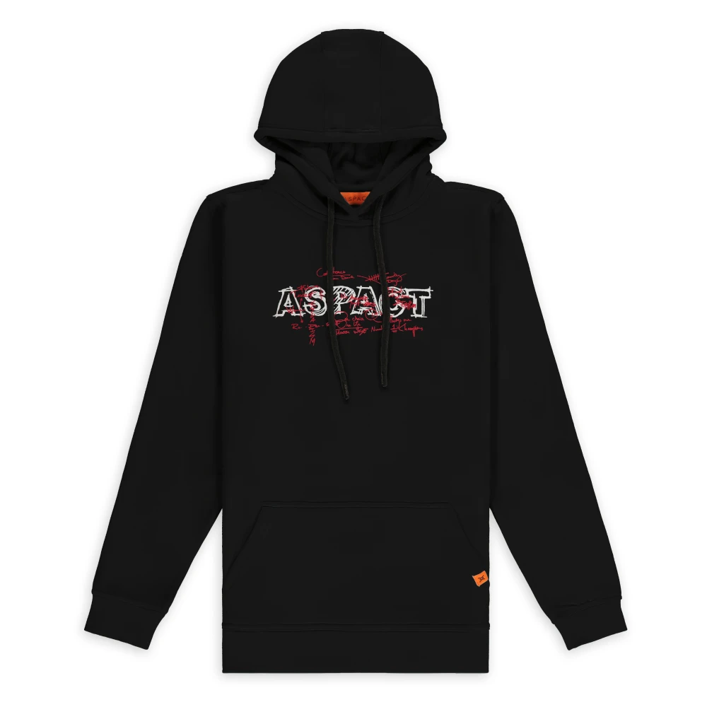Aspact Loren Hoodie Black Heren