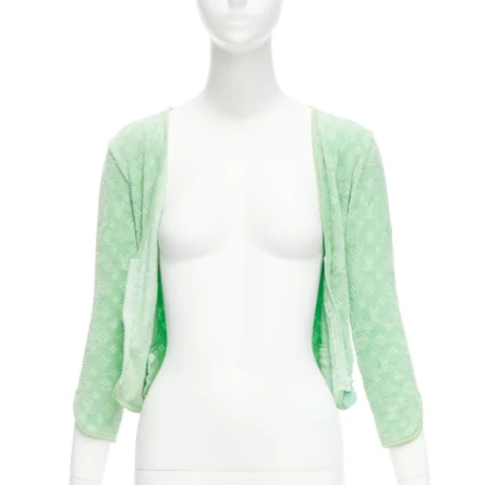 Louis Vuitton Vintage Pre-owned Cotton tops Green Dames