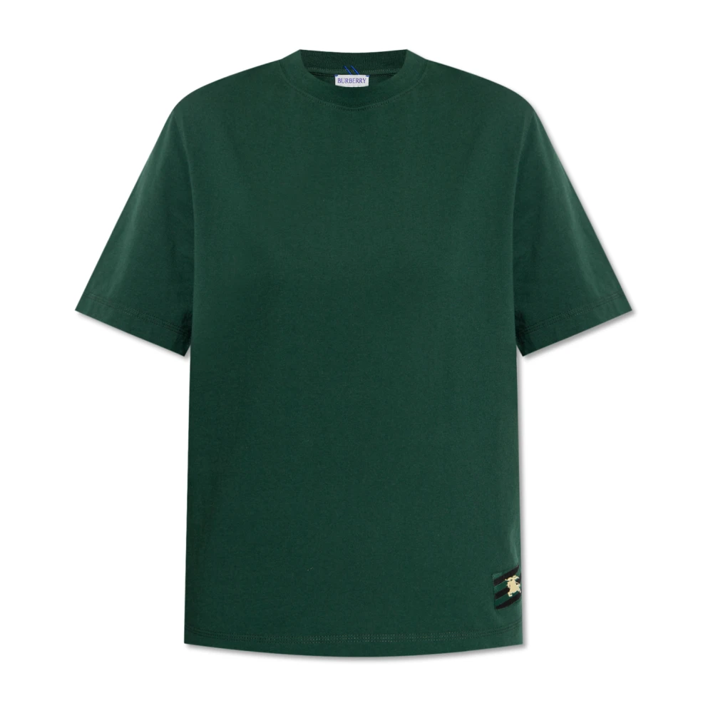 Burberry Gepatcht T-shirt Green Dames