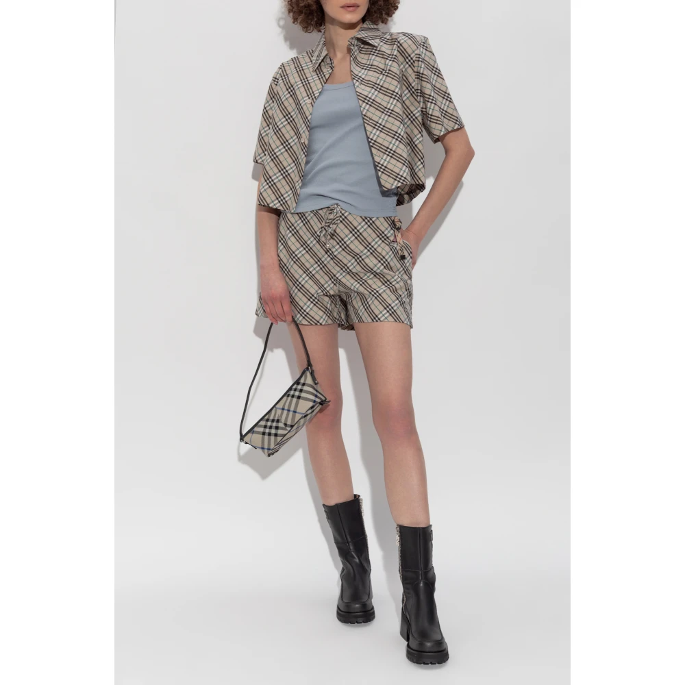 Burberry Gerimpelde top Blue Dames