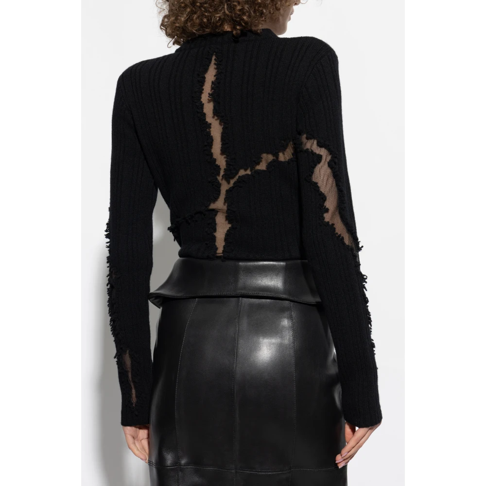 alexander mcqueen Wollen trui Black Dames