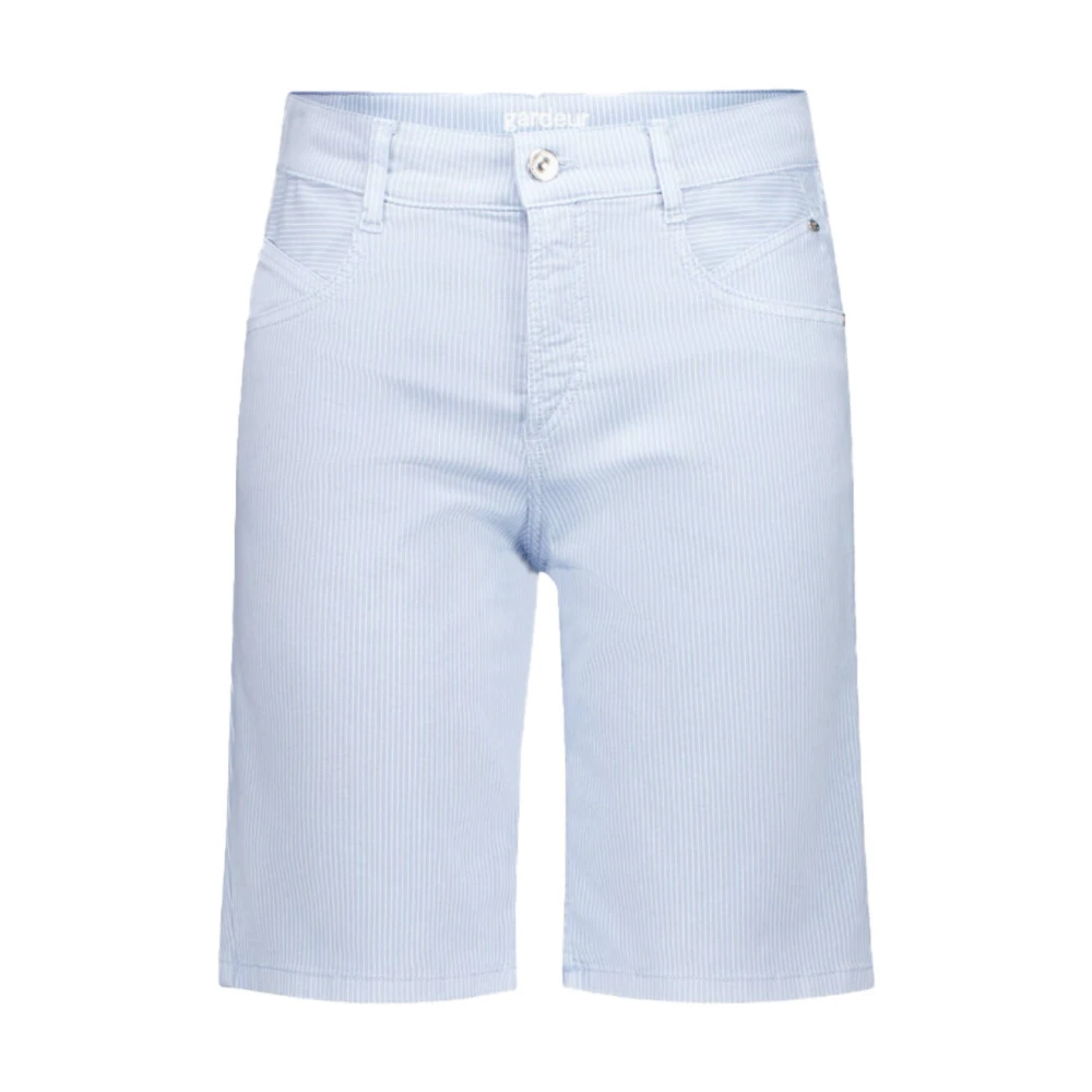 Gardeur Slim Fit Bermuda Shorts Blue Dames