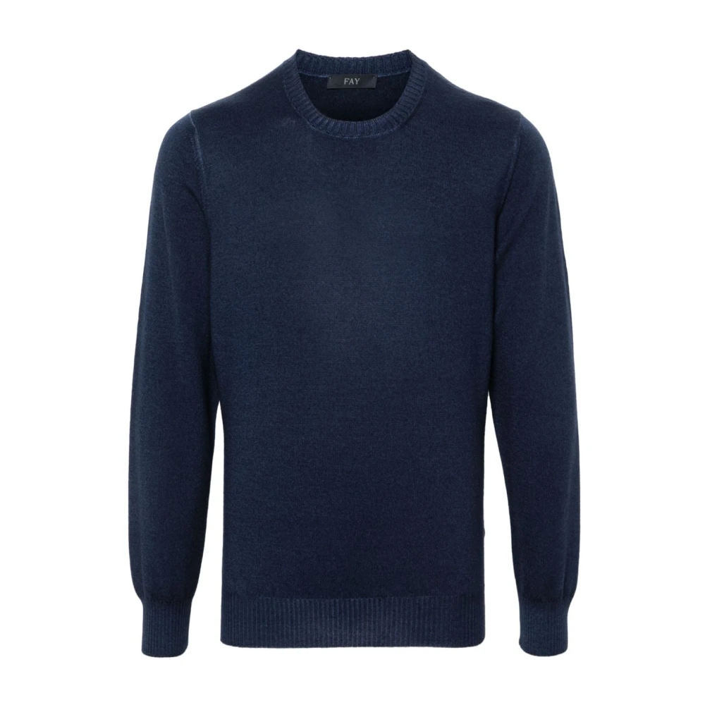 Knitwear > Round-neck Knitwear - - Fay - Modalova