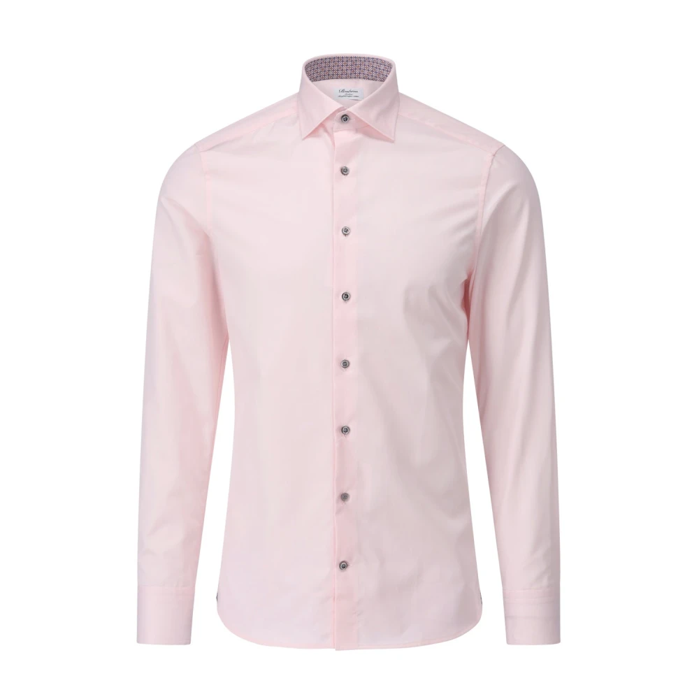Stenströms Casual Overhemd in Klassiek Blauw Ontwerp Pink Heren