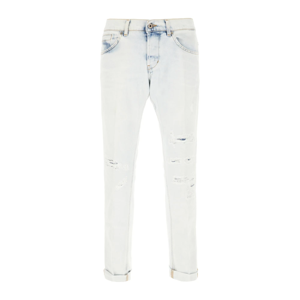 Dondup Slim-Fit Stijlvolle Jeans voor Mannen Blue Heren