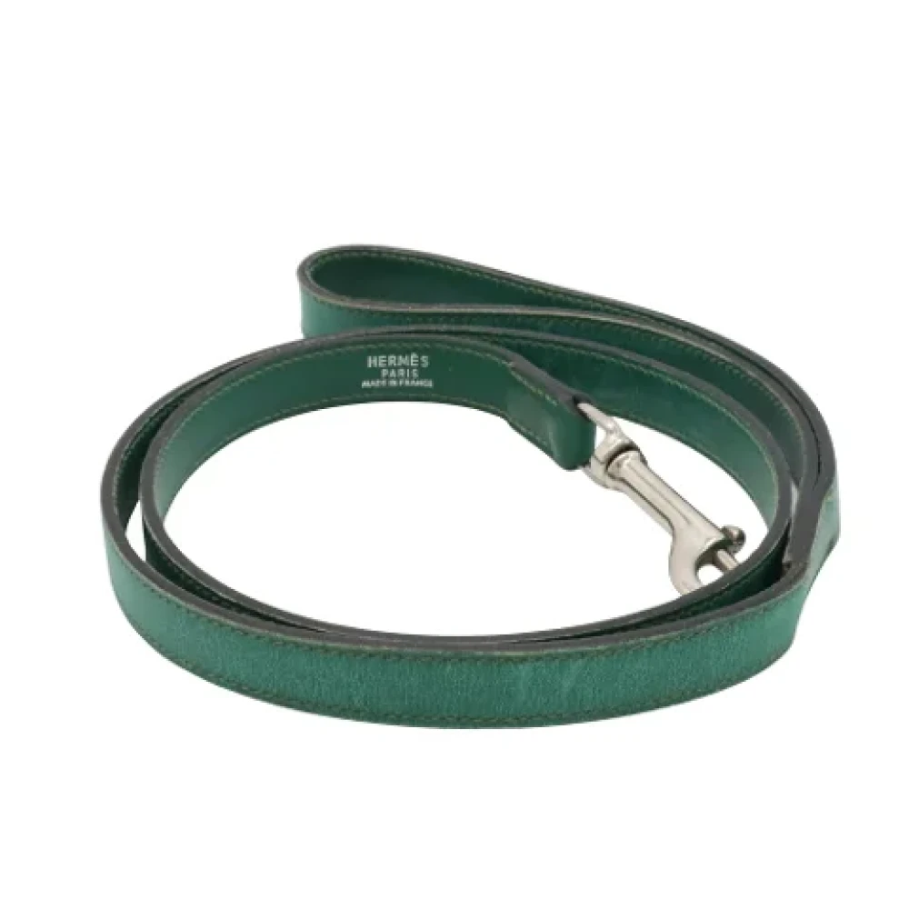 Hermès Vintage Pre-owned Leather belts Green Dames