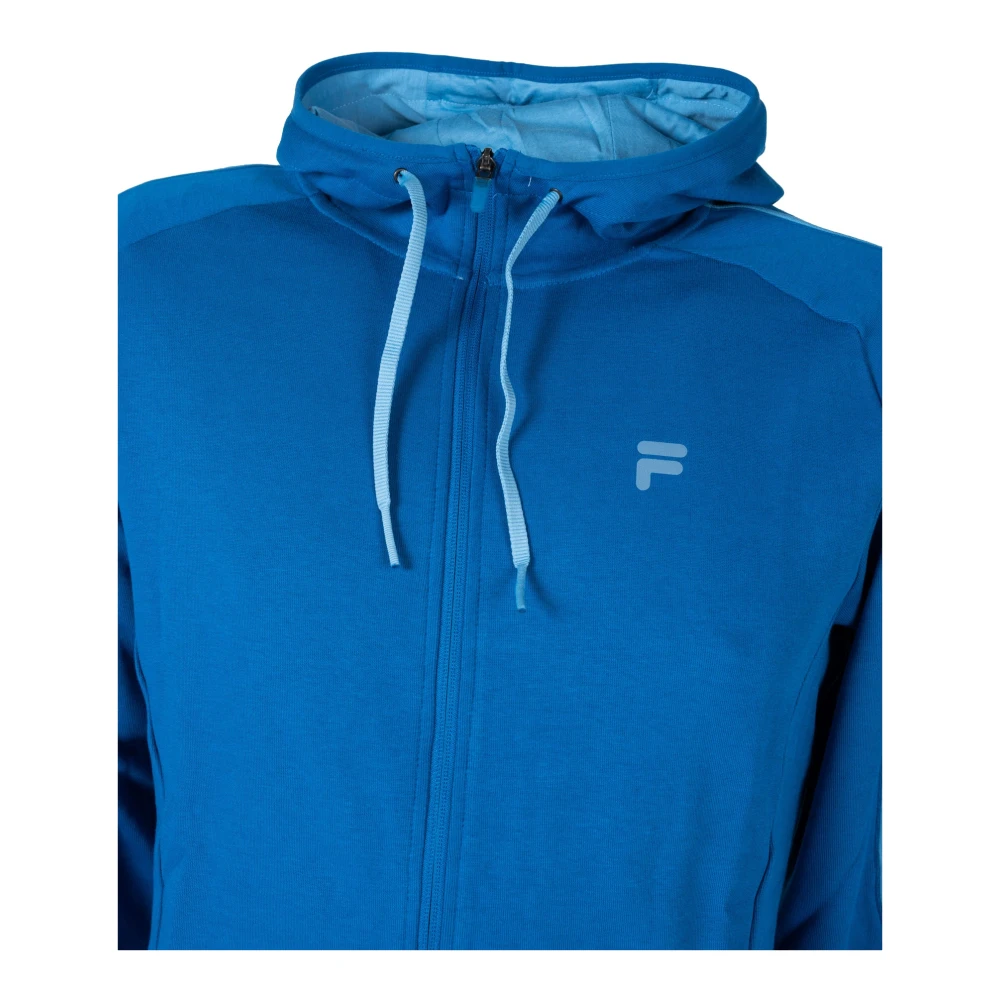 Fila Aansluitende Hoodie Blue Heren