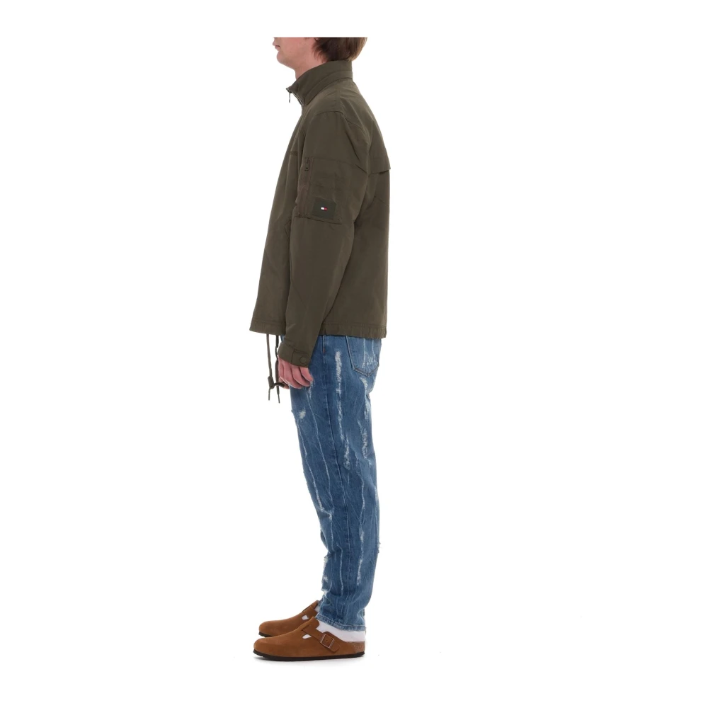 Tommy Hilfiger Stijlvolle Jas voor Mannen Green Heren